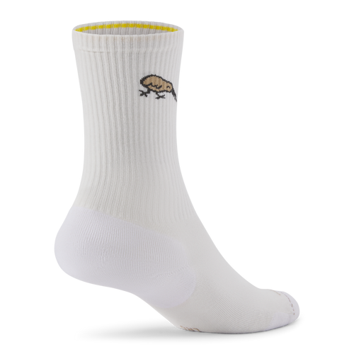 Allbirds Anytime Crew Sock - Blizzard/Rugged Beige (Natural Black) - Kiwi Bird