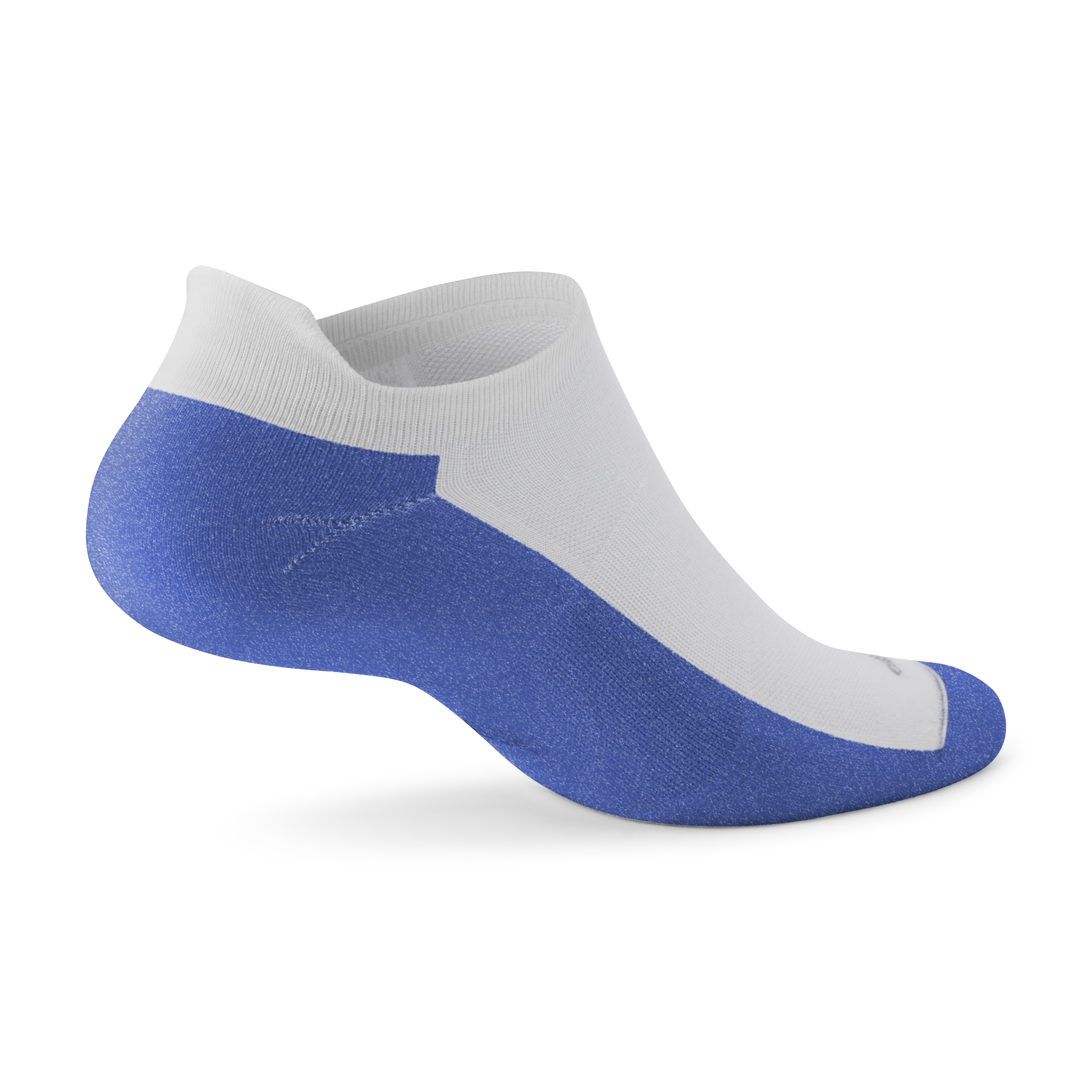 Allbirds Anytime Ankle Sock - Blizzard/Royal Blue