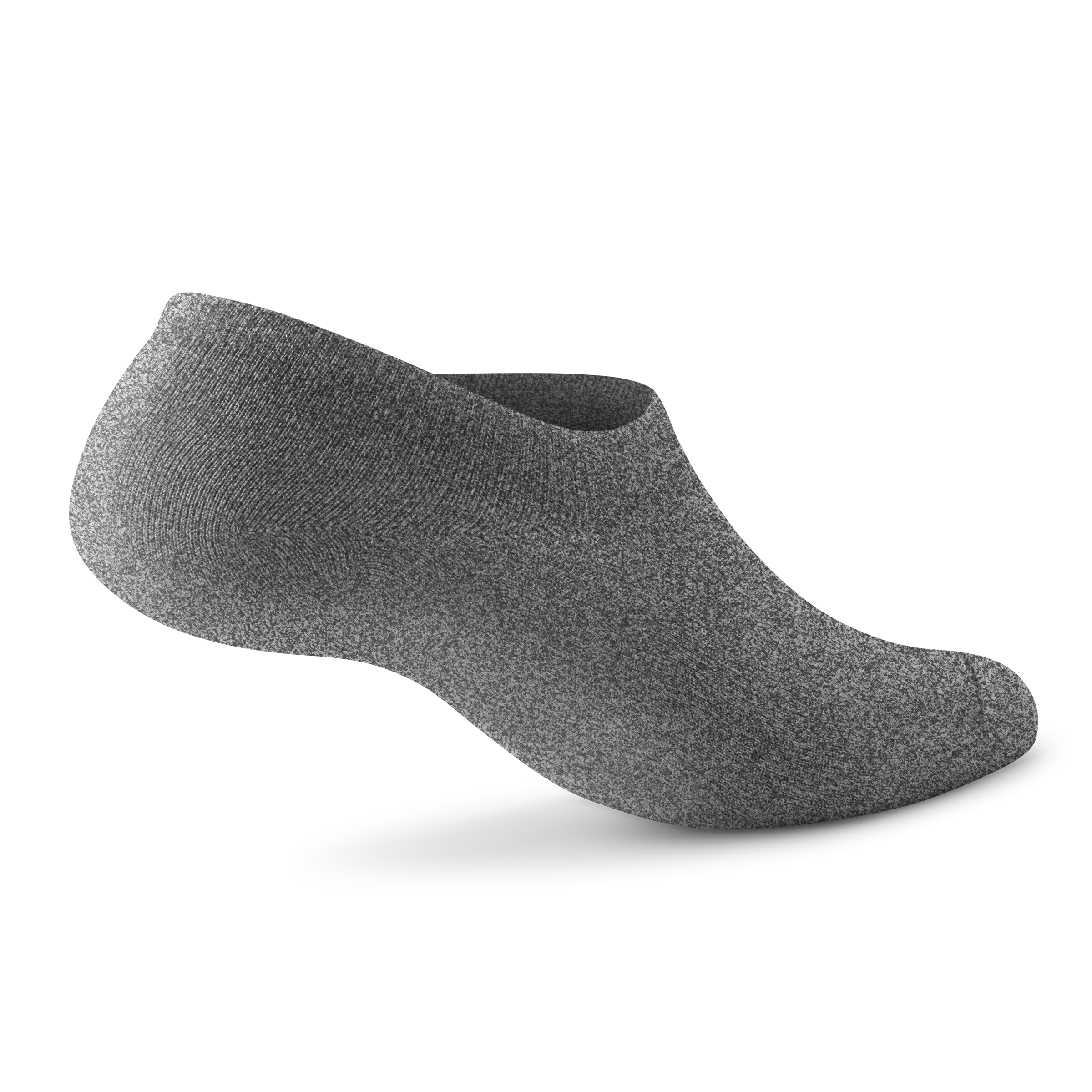 Allbirds Anytime No Show Heel Grip Sock - Natural Grey Heather