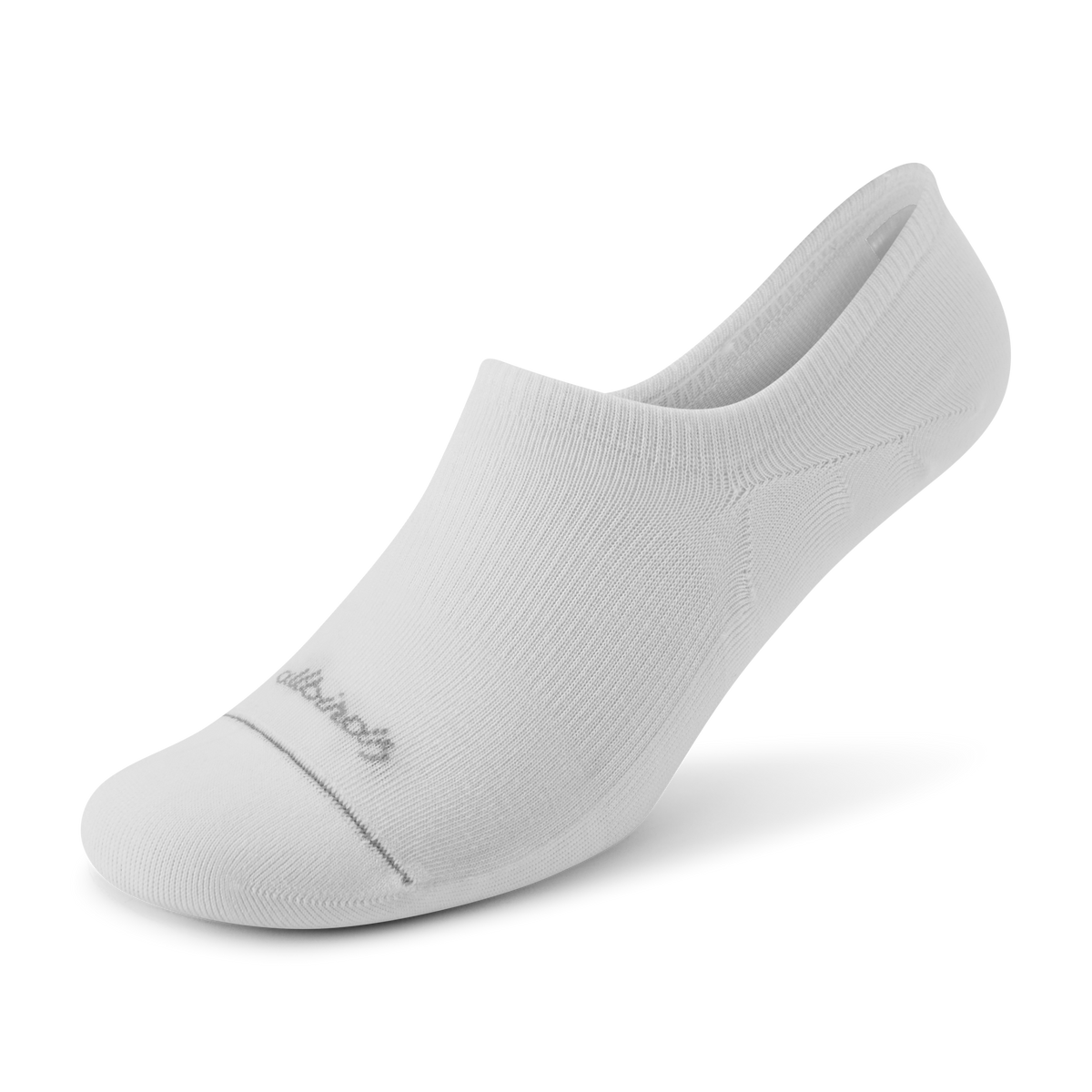 Allbirds Anytime No Show Heel Grip Sock - Blizzard