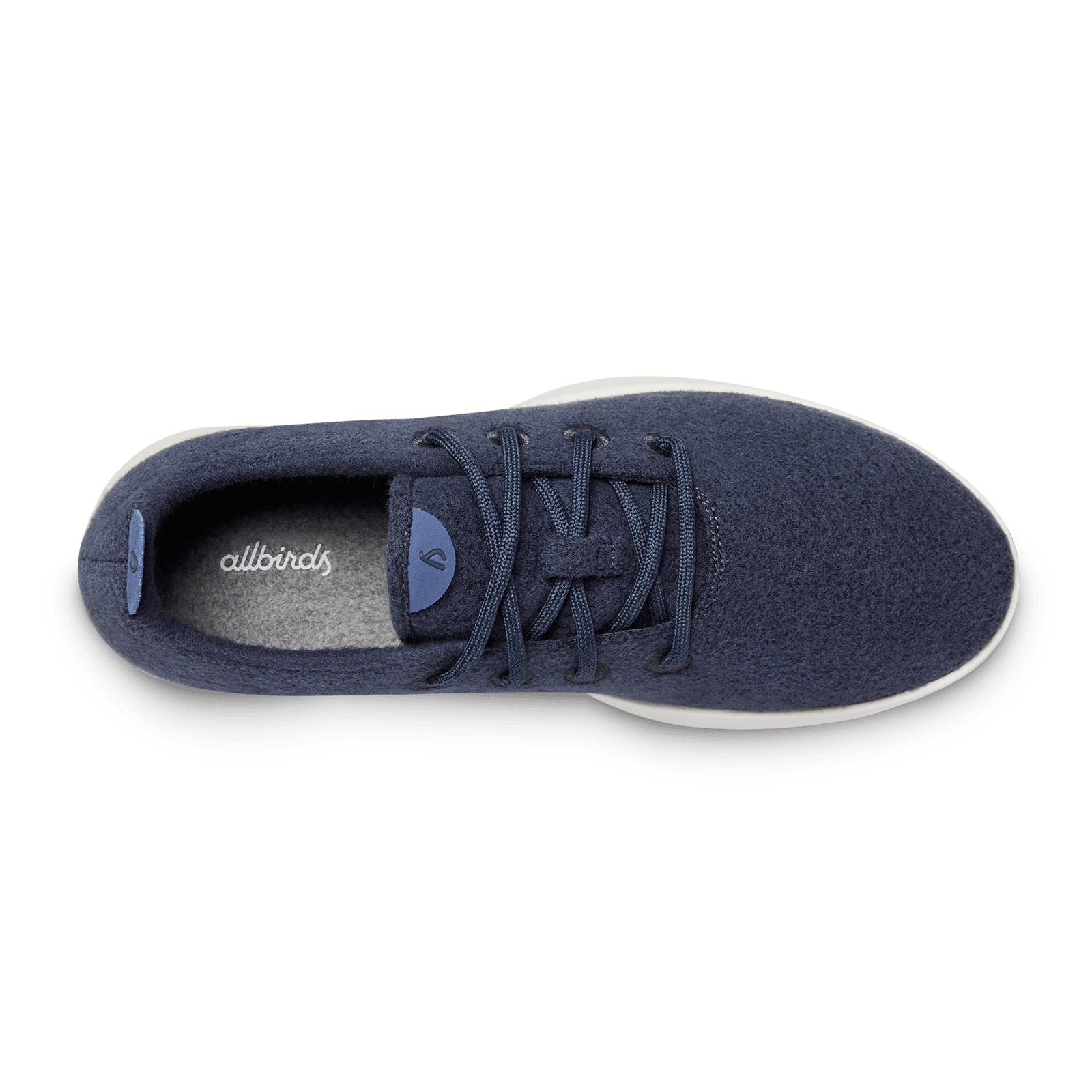 Allbirds Men's Wool Runner - Hazy Indigo (Blizzard Sole)