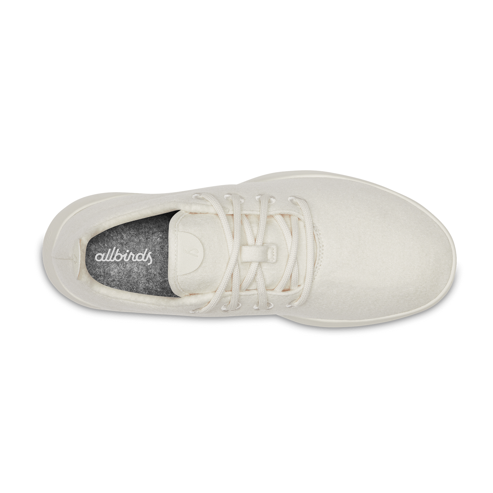 Allbirds Men's Wool Runner - Natural White (Cream Sole)
